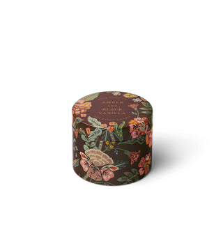 Gracie Amber and Black Vanilla 3 oz Tin Candle