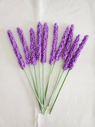 Crochet Lavender Branch: Lilac