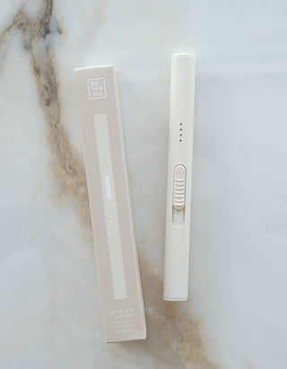 Solid Flameless Rechargeable USB-C Lighter - Spring Edition: Cream