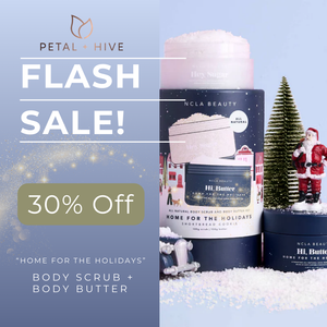 Home For The Holidays Body Scrub + Butter Holiday Gift Set