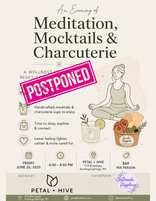 POSTPONED: Guided Meditation & Charcuterie