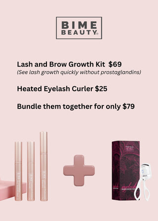 BIME Lash Kit and Heated Eyelash Curler BUNDLE