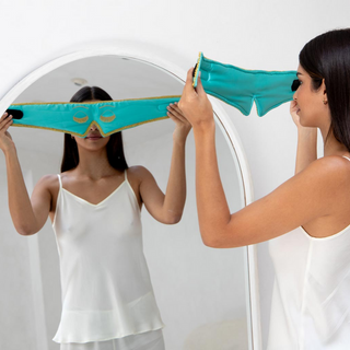 Breakfast at Drowsy Silk Sleep Eye Mask
