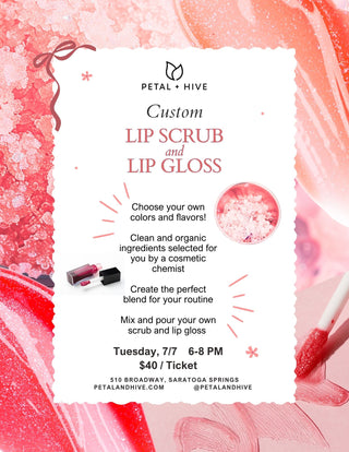 Blend, Sip & Glow: Cosmetic Chemistry Lab Workshops at Petal + Hive