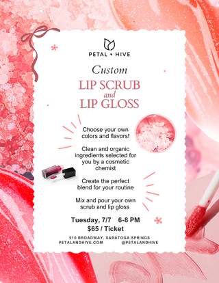 Blend, Sip & Glow: Cosmetic Chemistry Lab Workshops at Petal + Hive