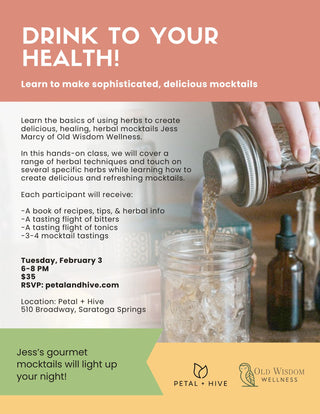 2/3: 6-8pm  |  Drink to Your Health!