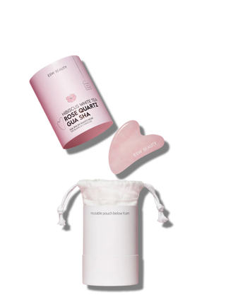 Hibiscus White Tea Rose Quartz Gua Sha