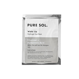 Wake Up Charcoal + Hyaluronic Acid Eye Mask