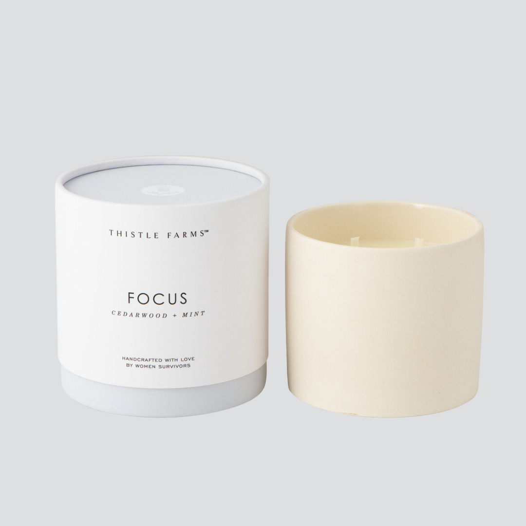 Focus Healing Candle - Essential Oil Soy Wax