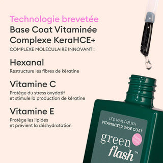 Nail polish - Vitamin-Enriched Base Coat Green Flash™
