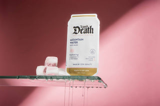 Mountain Water Liquid Death Hydrating Face Mask