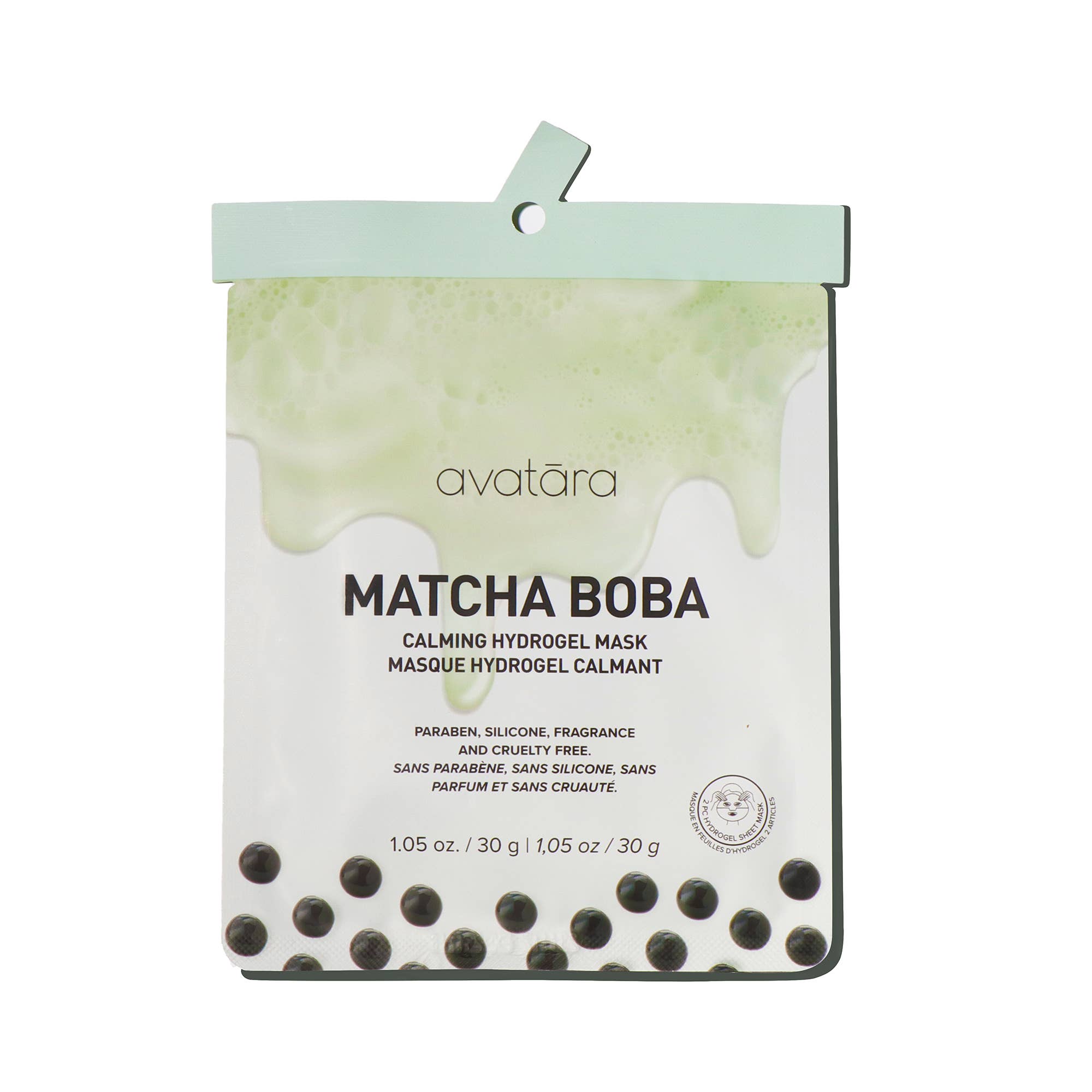 Matcha Boba Calming Hydrogel Mask