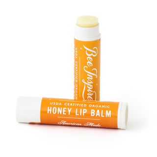 Bee Inspired Plastic-Free Organic Honey Lip Balm | Hydrate + Smooth Lips