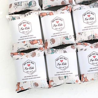 Boo Boo Bag For Kids ⋆ Hot Cold Rice Packs 2pc. Bundle