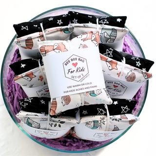 Boo Boo Bag For Kids ⋆ Hot Cold Rice Packs 2pc. Bundle