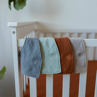 Pebble Muslin Bandana Bibs Set