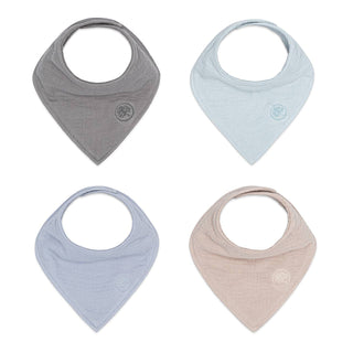 Stormy Muslin Bandana Bibs Set