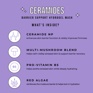 Ceramides Barrier Support Hydrogel Mask