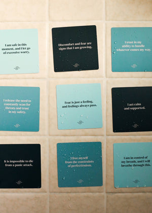 Shower Affirmation™ Cards - Anxiety
