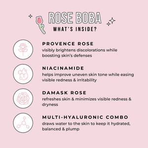 Rose Boba Illuminating Hydrogel Mask