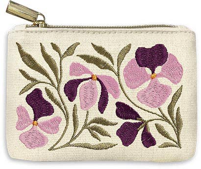 Coin Pouch Flower Market Pansy