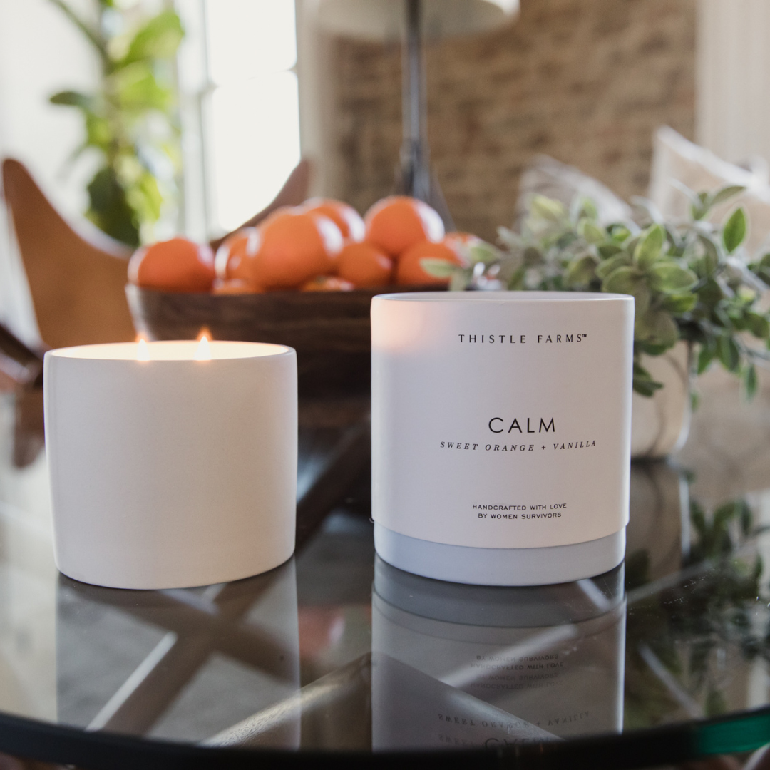 Calm Healing Candle - Essential Oil Soy Wax