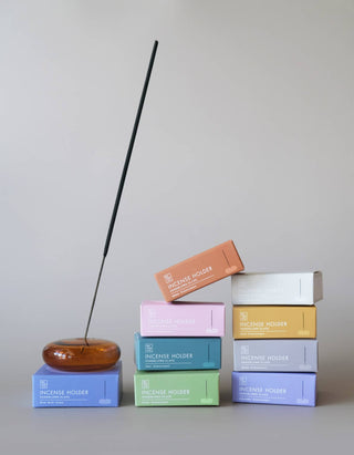 Bubble Incense Holder | Translucent Variations: Teal Glass