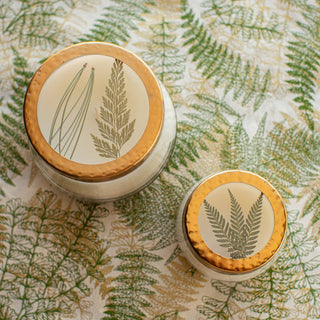 Forest Medium Pressed Floral Candle