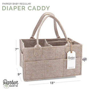 Diaper Caddy in Oatmeal: Regular (13 x 9 x 7")