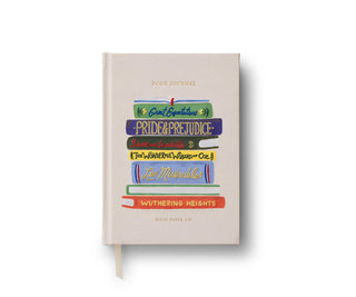 Book Club Embroidered Book Journal