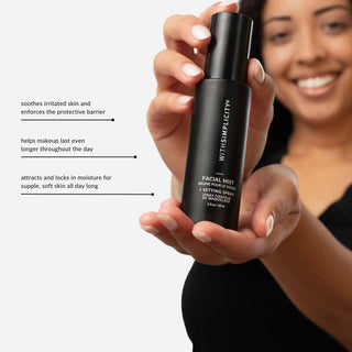 Natural Facial Mist & Setting Spray with Colloidal Silver