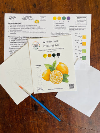 Watercolor Painting Kit-Lemons
