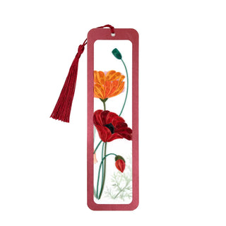 Quilled Poppy Bookmark
