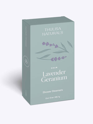 Shower steamers//Lavender Geranium// 2 pack gift set