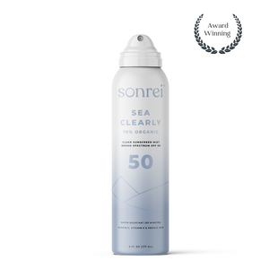 Sonrei Sea Clearly Organic Clear Sunscreen Mist SPF 50