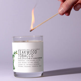 Teakwood Tobacco Candle