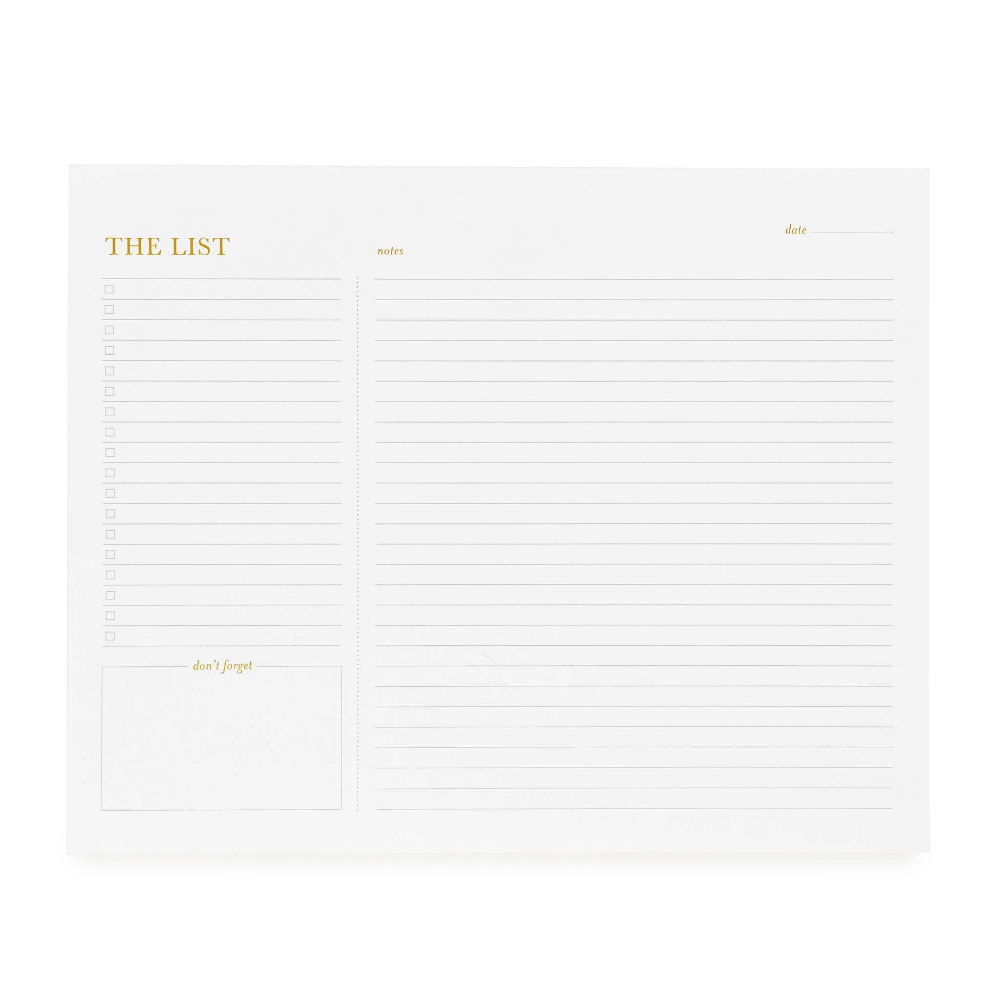 The List Pad