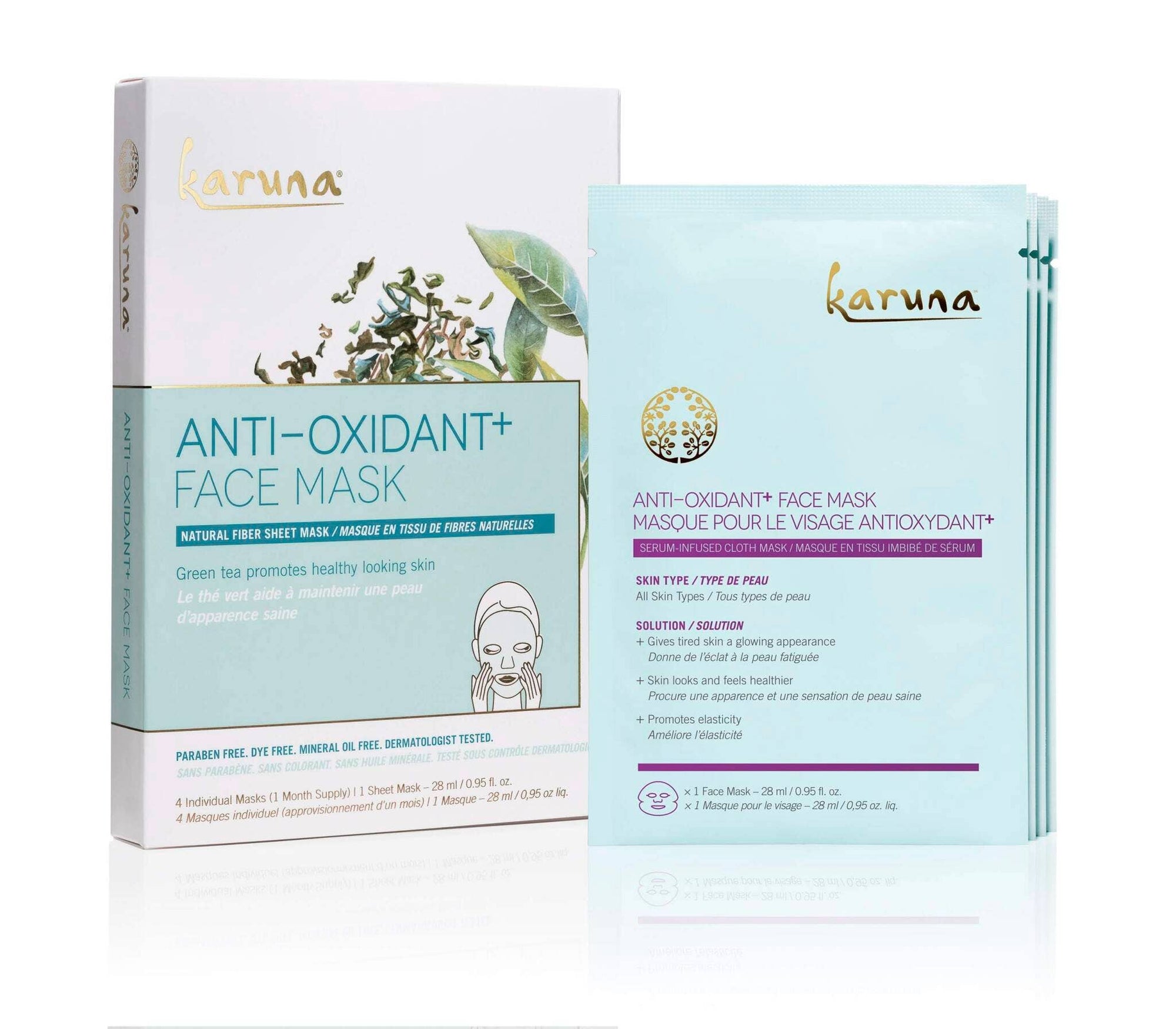 Anti-Oxidant Face Mask - 4 Pack